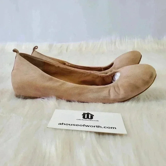 J. Crew Cece Suede Leather Ballet Flats - 8 - Picture 3 of 8